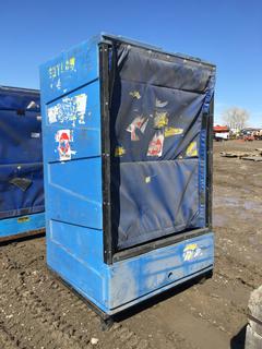 Semi-Trailer Insulated Freezer Box, Approximately 42in x 48in x 70in.