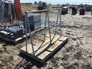 Steel A-Frame Rack 5ft L x 32in W x 46in H.