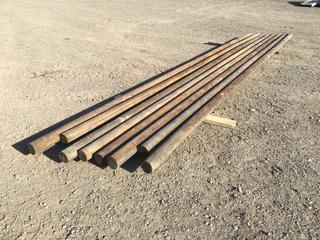 Green Pressure Treated 3 1/4 In. Rails (8) Approx. 16 Ft.