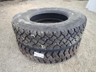(1) Sailun Super Trac S758 11R24.5 Tire C/w Michelin XZE2 11R24.5 Tire