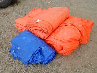 Qty Of (3) Insulated Tarp C/w (1) Tarp, Lengths Unknown