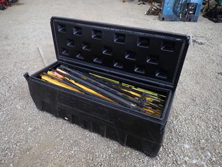 Delta Packer 75 Storage Box C/w Qty Of Snow Fence Stakes