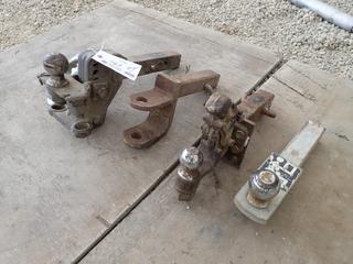 (2) 2 5/16in Ball Hitches C/w 2in Ball Coupler And Pin Hitch