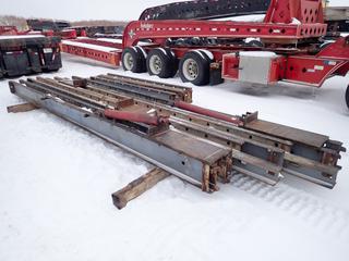 Qty of (4) 20ft And (2) 10ft Jack And Slide Beams C/w Hydraulic Rams
