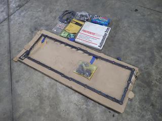 (1) CAT Base Pan Gasket, (1) Prote KTO Trim, Oil Seals And Qty Of U-Bolts And ARP SBC Head Bolts