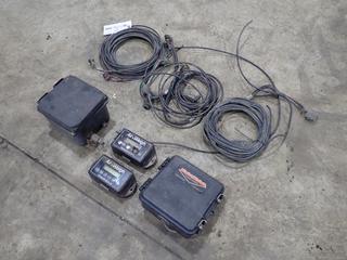 (2) Air Weigh Trailer Scales And (1) Right Weigh Load Scale C/w Wires