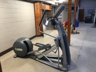 Precor EFX 576i Elliptical Cross Trainer with 21.2in - 24.7in Stride Lengths, 15-40 Degree Cross Ramp, 20 Resistance Levels, Programs and Fitness Monitoring, S/N AA72F22060009.  (AU)