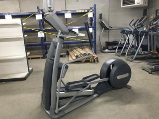 Precor EFX 576i Elliptical Cross Trainer with 21.2in - 24.7in Stride Lengths, 15-40 Degree Cross Ramp, 20 Resistance Levels, Programs and Fitness Monitoring, S/N AA72A26090021.  (WH)