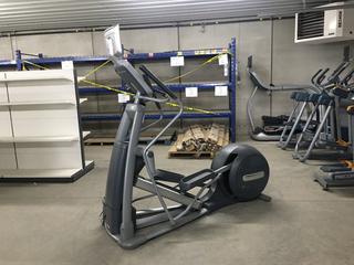 Precor EFX 576i Elliptical Cross Trainer with 21.2in - 24.7in Stride Lengths, 15-40 Degree Cross Ramp, 20 Resistance Levels, Programs and Fitness Monitoring, S/N AA72J06080014.  (WH)
