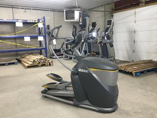 Octane Fitness Pro 4700 Elliptical Cross-Trainer with Smart Stride Technology, 18in-26in Stride Length, 30 Resistance Levels, 16 Workouts and Workout Boosters, S/N F1209AP05415-02.  (WH)