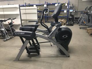 Cybex Total Body Arc Trainer Model 772AT with 21 Incline Levels, 24in Stride Length, Programs and Fitness Monitoring, S/N J0620772AT120N.  (WH)