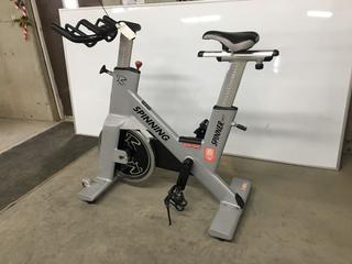 Star Trac NXT 7090 Spin Bike with Adjustable Seat, Dual Sided Pedals, Extra Durable Crank System, Push Brake Safety System, S/N SBEX0812-T13673.  (SC)