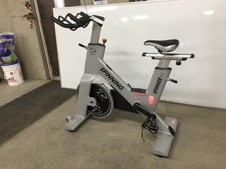 Star Trac NXT 7090 Spin Bike with Adjustable Seat, Dual Sided Pedals, Extra Durable Crank System, Push Brake Safety System, S/N SBEX0901-T15317.  (SC)