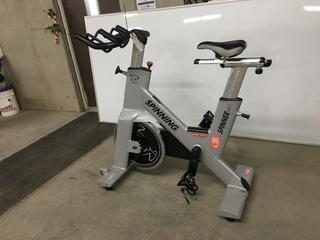 Star Trac NXT 7090 Spin Bike with Adjustable Seat, Dual Sided Pedals, Extra Durable Crank System, Push Brake Safety System, S/N SBEX0901-T15322.  (SC)