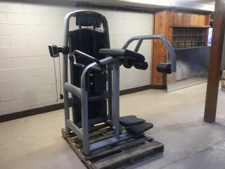 Techno Gym 2SC-Class Glute with 140lb Weight Stack, S/N M97900-ALML08000061.  (AU)