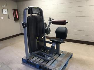 Techno Gym 2SC-Class Lower Back with 190lb Weight Stack, S/N M95830-ALML08000126.  (AU)