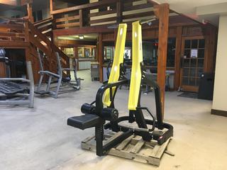Techno Gym Plate Loaded Wide Pull Down, S/N MG200008000159.  (AU)