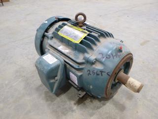 Baldor Reliancer Electric Motor, 20 HP, 575V, 19.2A, 1,765 RPM, SN Z1003081086  (J-1-1)