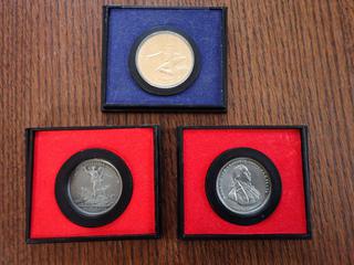 1976 American Revolution Bicentennial Commemorative Medal, US Mint, Department of the Treasury Major Henry Lee 'America's First Medals' Coin Medal,  US Mint, Department of the Treasury general Nathaniel Greene 'America's First Medals' Coin Medal  (Office)
