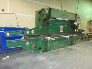 F.J. Edwards Ltd. Schuler 24 Ft. Pneumatic Press Brake, *Note: ITEM LOCATED OFF SITE At Enerpan Building Systems Ltd. - Unit 101, 6602 45 Street, Leduc AB. Item Will be Disconnected But Buyer Responsible For Loadout, Limited Assistance Provided, For Viewing Appointment or More Information Call Peter - 780-668-6314*