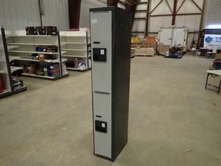 2 Door Locker, w/ Code Pad, 12 In. x 18 In. x 6 Ft., *Note: No Keys, Can Be Recoded, Needs New Battery* (Seacan)