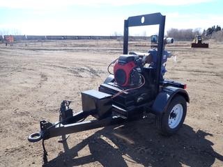 3 In. Gorman-Rupp Self-Priming Centrifugal Pump, Model 13A20-B, SN 1606354, w/ Honda GX630 Gas Engine, Housed on S/A Trailer, Pintle Hitch, w/ Unused ST175/80R13 Tires  (Row4)