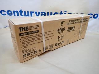 Unused TMG-ATW16E Industrial 1 In. Drive, 1,630 Ft./lb. Pneumatic Extended Impact Wrench Hammer, Aluminum Alloy Housing, 8 In. Anvil, 175 PSI  (T-4-3)