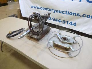 Victor Cutting Machine, Model VCM 200, 110VAC, c/w Wire Reel, *Note: Working Condition Unknown*  (K-2-1)