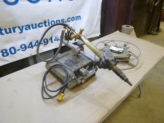 Victor Cutting Machine, Model VCM 200, 110VAC, c/w Wire Reel, SN CM0012181, *Note: Working Condition Unknown*  (K-2-1)