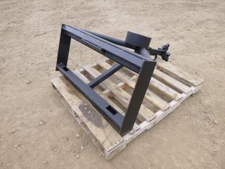 Unused Trailer Mover Skid Steer Attachment, 2 5/16 In. Ball and Pintle Hitch, *Note: Unused As Per Consignor*