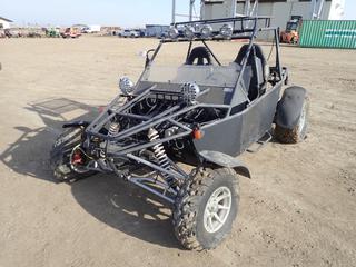 Two-Seater Dune Buggy, c/w S-TecII 16V Motor,  27x8-12 Front Tires, 27x11-12 Rear Tires, VIN L7DRFNL028C000087, *Note: All Tires Flat, Parts In Front Seat, Running Condition Unknown*