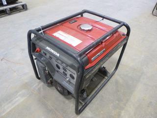 Honda Generator, Model EG6500CL, 120/240V, 60 Hz, Single Phase, c/w Honda Gas Engine, 389cc, SN 1012266 *Note: Running Condition Unknown*  (W-1-1)