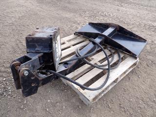 Lowe Mfg. Co. Skid Steer Hydraulic Auger Attachment, Model 750CLH, SN 031153200