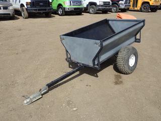 Custom Built Utility Dump Trailer, S/A, Ball Hitch, 22x11-8 Tires, 38 In. x 60 In. Top, Hinged Front and Rear Sides