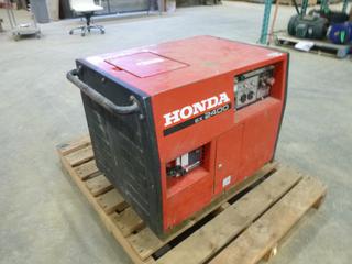 Honda Generator, Model EX2400, 120V, 60 Hz, 8.3A, *Working*  (W-1-3)