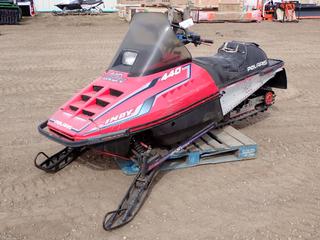 1996 Polaris Snowmobile, 440 Indy, Engine SN 9103695, Showing 7,025 Miles, 15 In. (W) Track, SN 1940771, *Note: Running Condition Unknown*