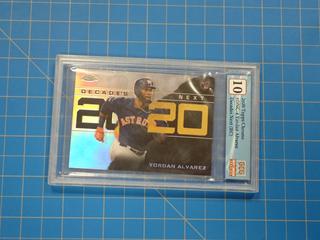2020 Topps Chrome Decades Next RC Baseball Card, Yordan Alvarez, DNC-4,*Graded 10 By Great Canadian Grading*  (Office)