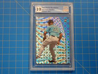 2021 Panini Revolution RC, MLB Baseball Groove Card, Sixto Sanchez, 22,  *Graded 10 By Great Canadian Grading*  (Office)