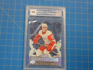 2017-18 Upper Deck Series 2 Rookie Breakouts NHL Hockey Card, Evgeny Svechnikov, RB28, *Graded 10 By Great Canadian Grading*  (Office)