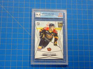 2015 In The Game (ITG) CHL Hockey Card, Connor McDavid, 01,  *Graded 9.5 By Great Canadian Grading*  (Office)