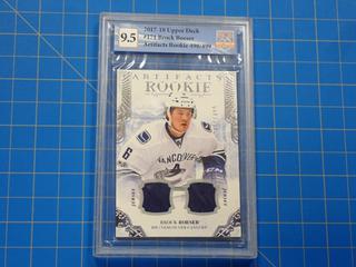 2017-18 Upper Deck Artifacts Rookie NHL Hockey Card, Brock Boeser, 171, *Graded 9.5 By Great Canadian Grading*  (Office)