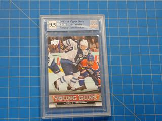 2013-14 Upper Deck Series One Young Guns Rookie Card, NHL Hockey Card, Jacob Trouba, 237, *Graded 9.5 By Great Canadian Grading*  (Office)