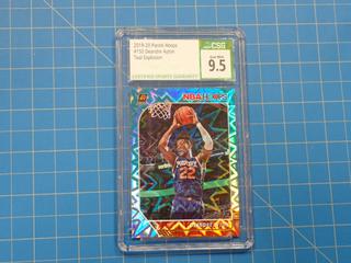 2019-20 Panini NBA Hoops Basketball Card, Teal Explosion, Deandre Ayton, 150, *Graded Gem Mint Plus 9.5 By Certified Sports Guaranty Grading*  (Office)