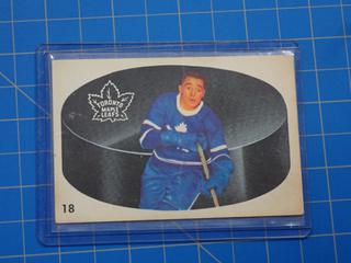 1962 Parkhurst Hockey Card, Frank Mahovlich, 18  (Office)