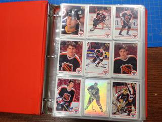 Binder Of Assorted Upper Deck Hockey Cards  (Office)