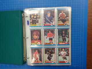 Binder Of Assorted O-PEE-CHEE Hockey Cards  (Office)