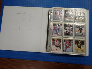Binder Of Assorted O-PEE-CHEE Hockey Cards  (Office)