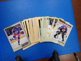 Qty of Assorted Beehive Hockey Collectible Large Cards, Including: Wayne Gretzky, Joe Sakic, Patrick Roy, And Jaromir Jagr, Etc. (Office)