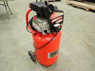 Snap-On Portable DRC Air Compressor, Model 691915, 20 Gal. Tank, 125 PSI, 120V, 15A, Single Phase, 60 Hz,  SN V11105000127  (H)