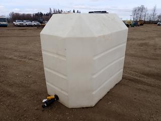 Kinsella Plastics Liquid Storage Tank, SN 02360, 4 Ft. (W) x 6 Ft. (L) x 5 Ft. (H) 